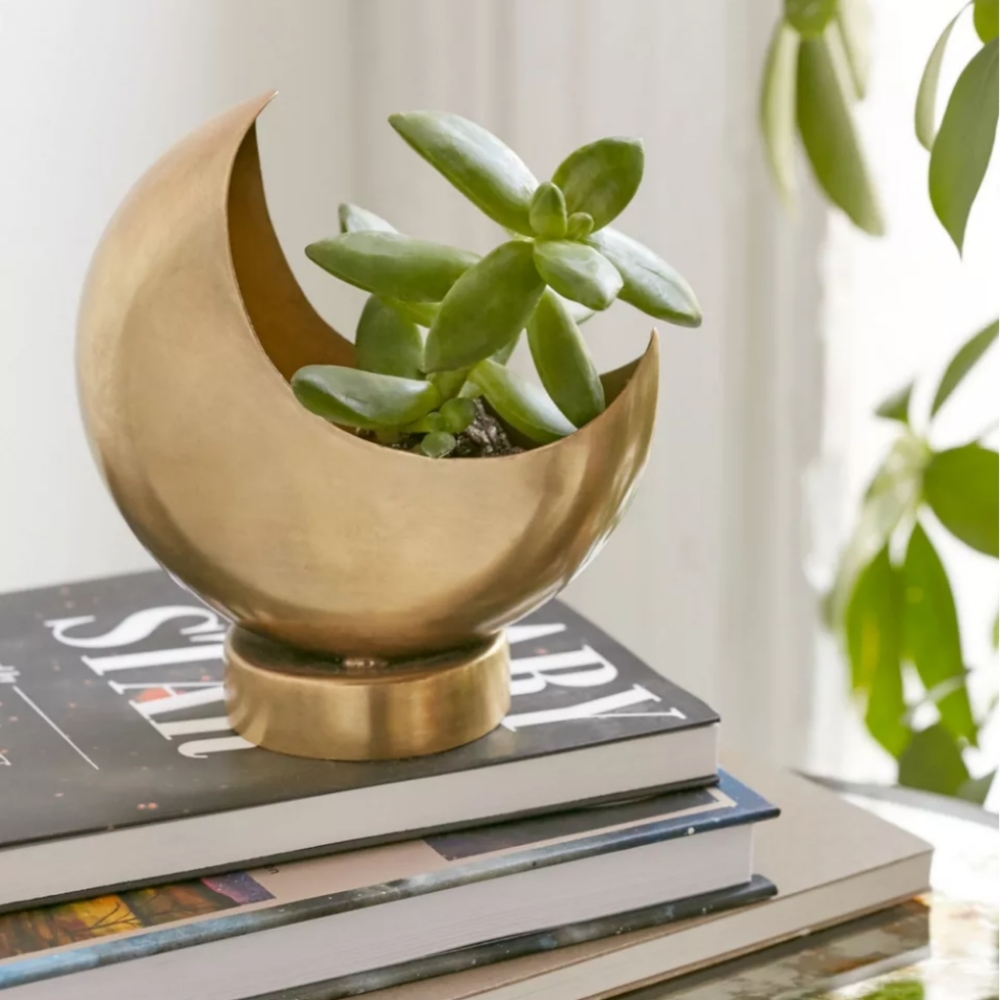 Urban Outfitters brass planter
